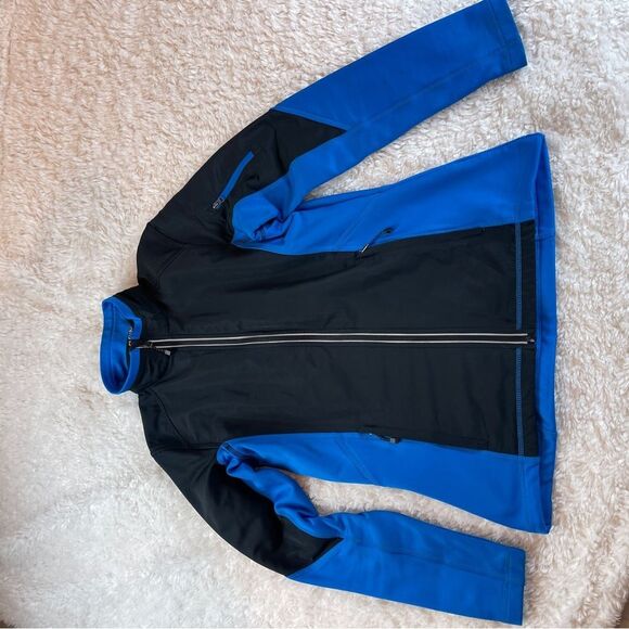 Elevate Ford Women's Olympic Blue Sonoma Hybrid Knit Jacket Size Small - Picture 2 of 16